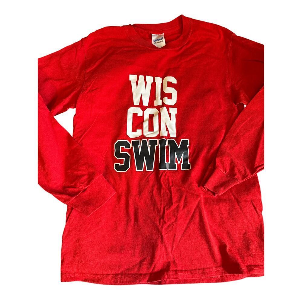 WISCONSIN SWIM SHIRT - UNIVERSITY OF WISCONSIN SIZE SMALL
